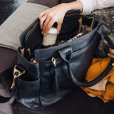 Noa Nappy Bag with Faux printed Fur Leather - Thandana UK