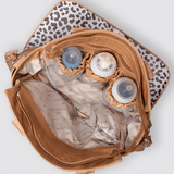 Noa Nappy Bag with Faux printed Fur Leather - Thandana UK