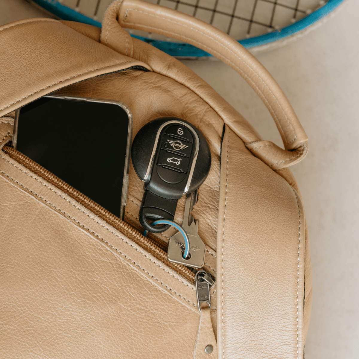 Padel Leather Backpack - Thandana UK