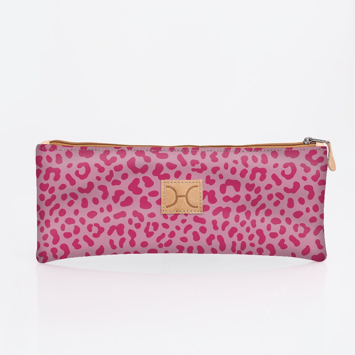 Pencil Case Triple Zip Laminated Fabric - Thandana UK