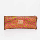 Pencil Case Triple Zip Laminated Fabric - Thandana UK