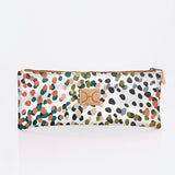 Pencil Case Triple Zip Laminated Fabric - Thandana UK