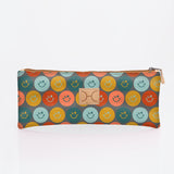 Pencil Case Triple Zip Laminated Fabric - Thandana UK