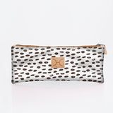 Pencil Case Triple Zip Laminated Fabric - Thandana UK