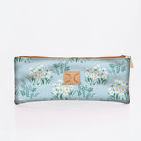 Pencil Case Triple Zip Laminated Fabric - Thandana UK