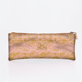 Pencil Case Triple Zip Laminated Fabric - Thandana UK