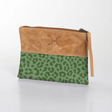 Pouch Laminated Fabric With Leather - Thandana UK