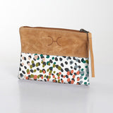 Pouch Laminated Fabric With Leather - Thandana UK