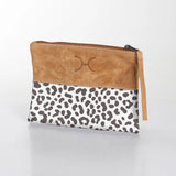 Pouch Laminated Fabric With Leather - Thandana UK