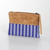 Pouch Laminated Fabric With Leather - Thandana UK