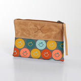 Pouch Laminated Fabric With Leather - Thandana UK