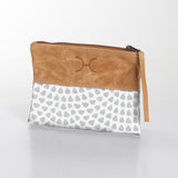 Pouch Laminated Fabric With Leather - Thandana UK