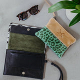 Pouch Laminated Fabric With Leather - Thandana UK