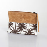 Pouch Laminated Fabric With Leather - Thandana UK