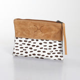 Pouch Laminated Fabric With Leather - Thandana UK