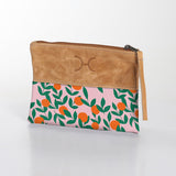 Pouch Laminated Fabric With Leather - Thandana UK
