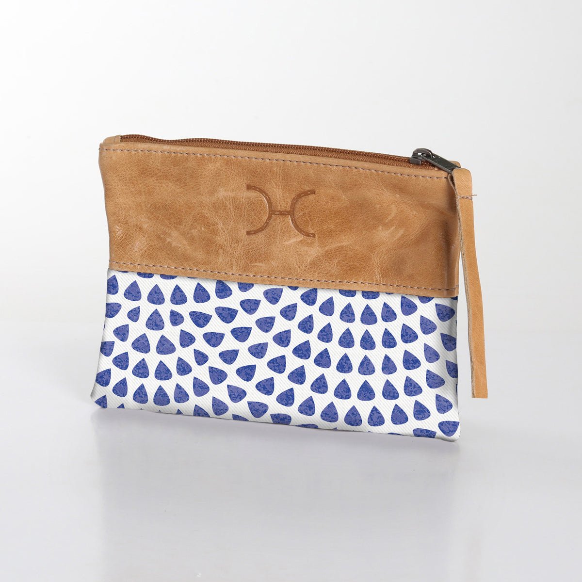 Pouch Laminated Fabric With Leather - Thandana UK