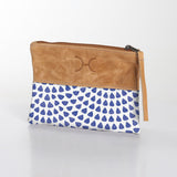 Pouch Laminated Fabric With Leather - Thandana UK