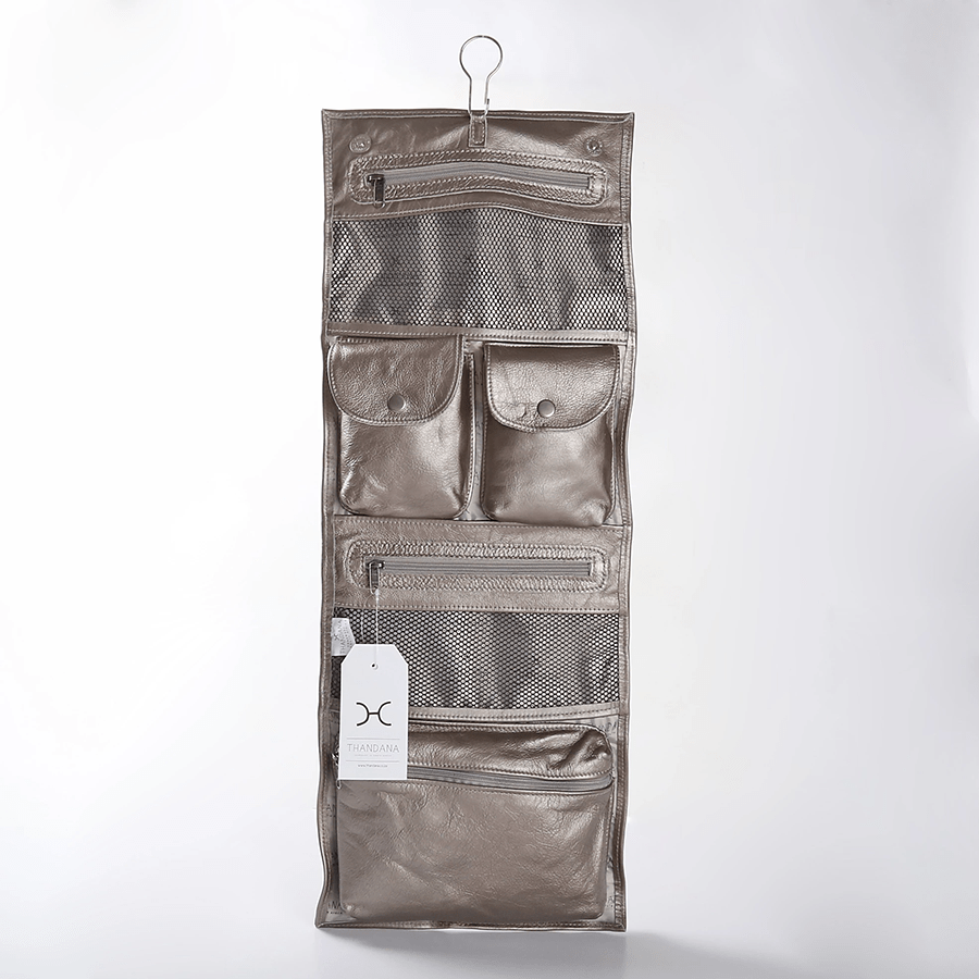 Roll Up Toiletry Leather - Thandana UK