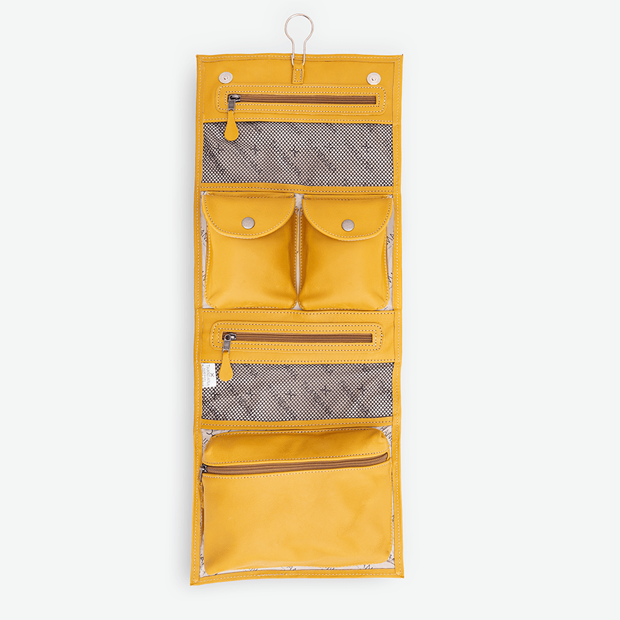 Roll Up Toiletry Leather - Thandana UK