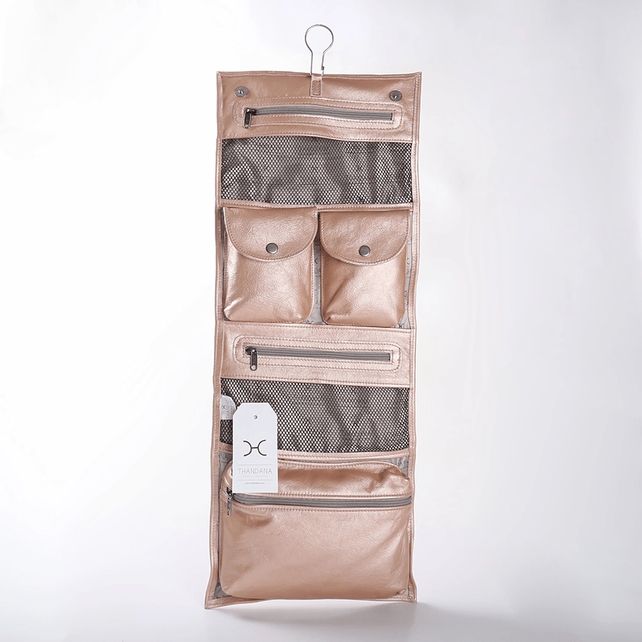 Roll Up Toiletry Leather - Thandana UK