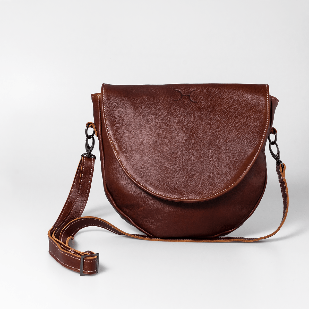 Saddle Handbag Leather - Thandana UK