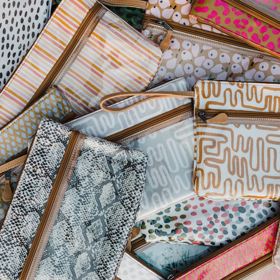 Sticky Fingers Cellphone Pouch Laminated Fabric - Thandana UK