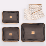Travel Luggage Organizer Pods 6 piece set | Logo Print - Thandana UK