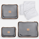 Travel Luggage Organizer Pods 6 piece set | Scale Away Moonstruck - Thandana UK