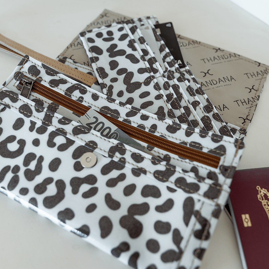 Travel Wallet Laminated Fabric - Thandana UK