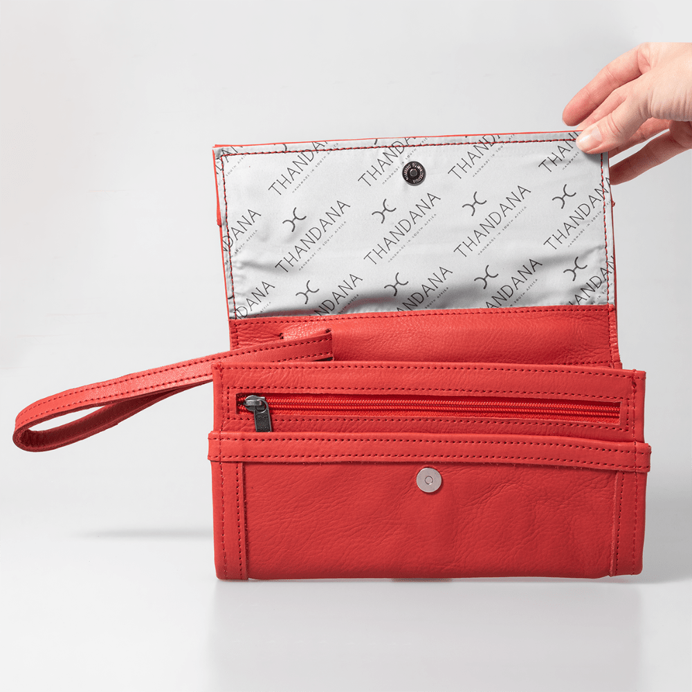 Travel Wallet Leather - Thandana UK