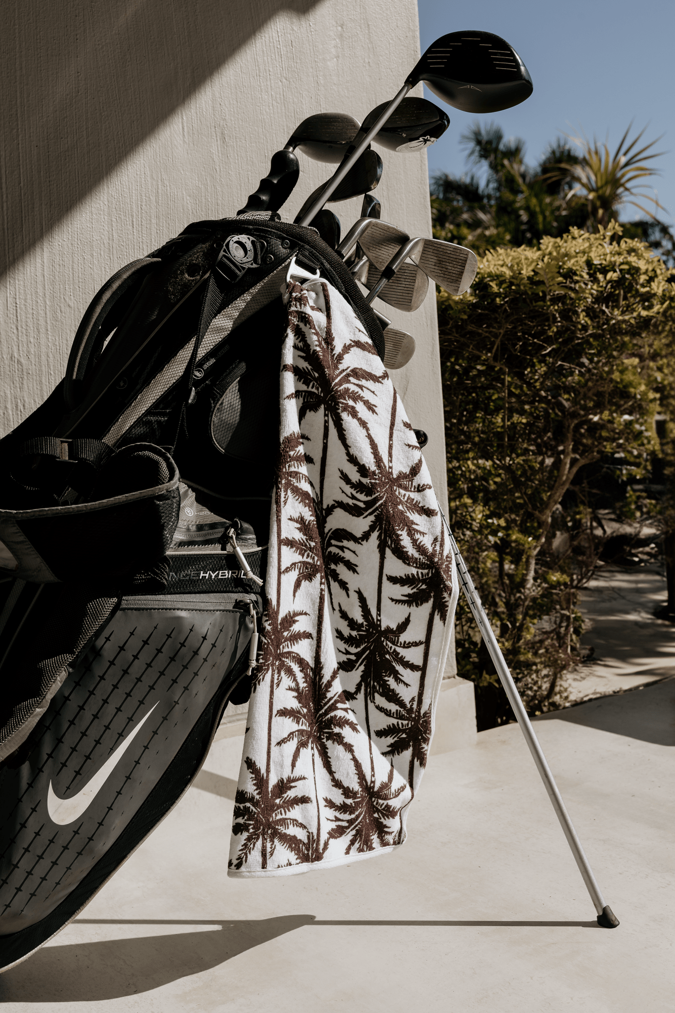 Turkish Terry Golfbag Towel | White - Thandana UK