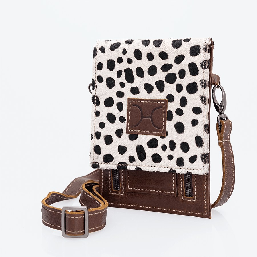 Urban Cellphone Sling Faux printed Fur Leather - Thandana UK