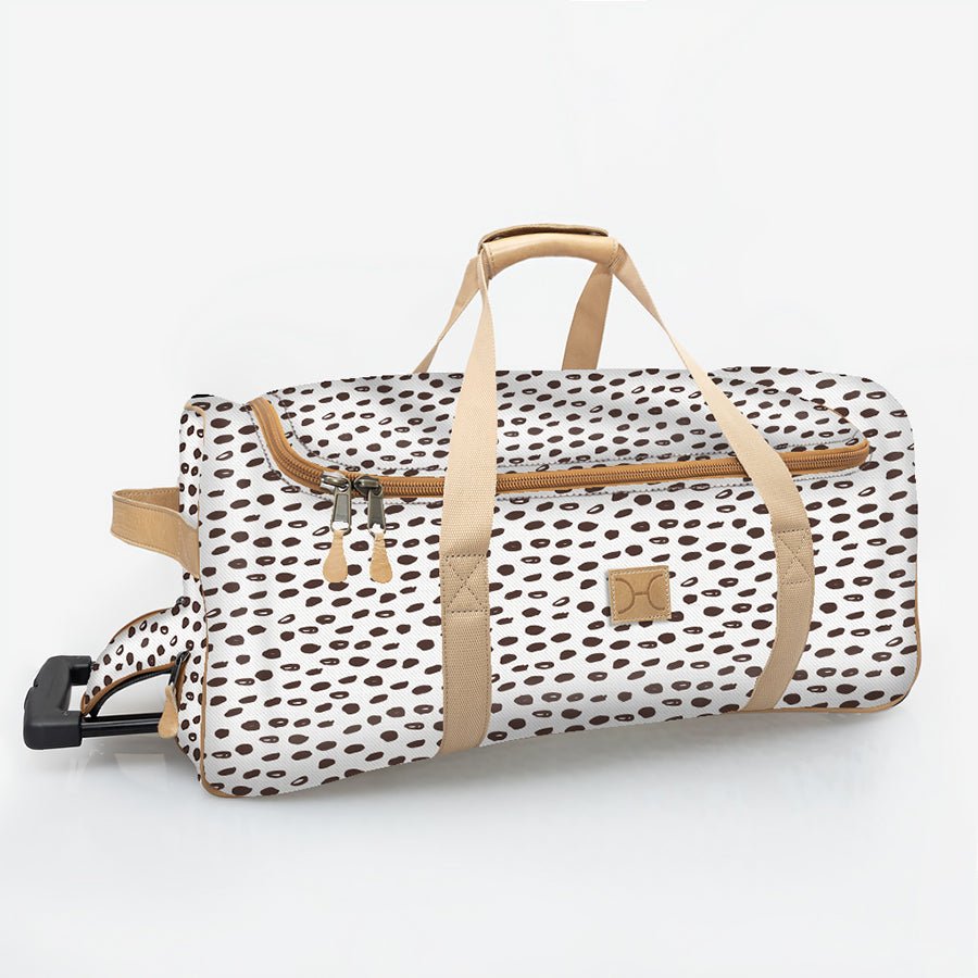 Wheelie Travel Bag Laminated Fabric - Thandana UK
