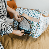 Wheelie Travel Bag Laminated Fabric - Thandana UK