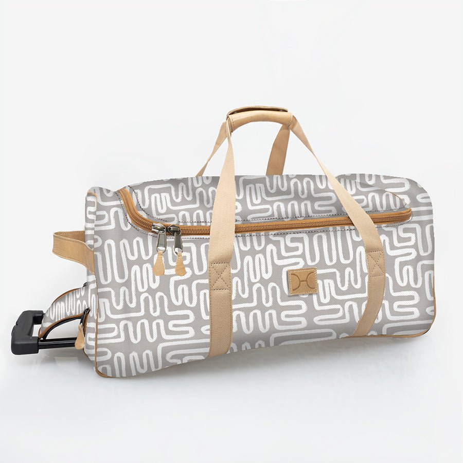 Wheelie Travel Bag Laminated Fabric - Thandana UK