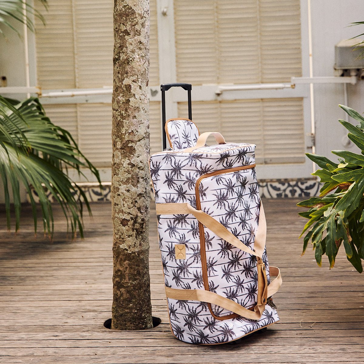 Wheelie Travel Bag Laminated Fabric - Thandana UK