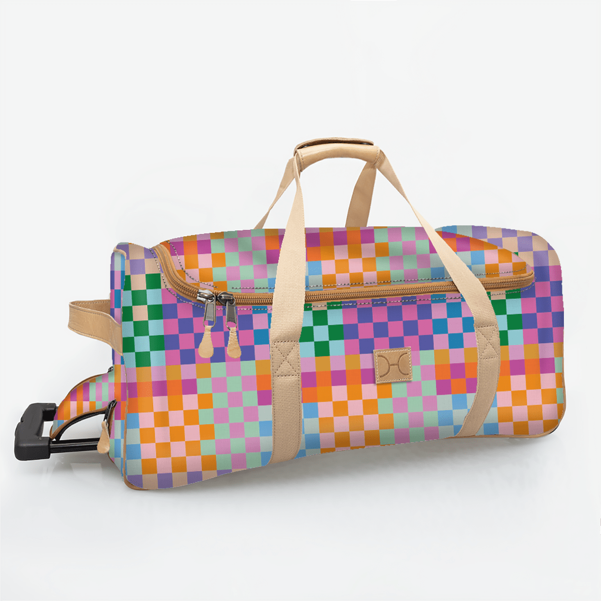 Wheelie Travel Bag Laminated Fabric - Thandana UK