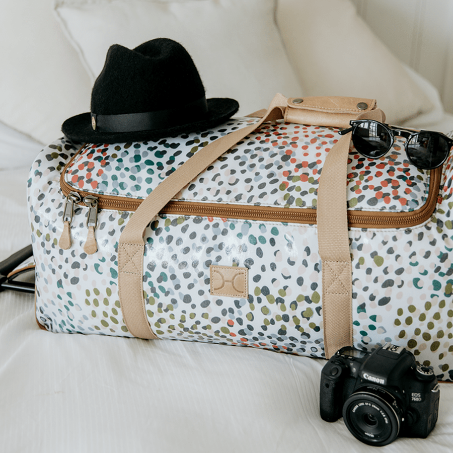 Wheelie Travel Bag Laminated Fabric - Thandana UK