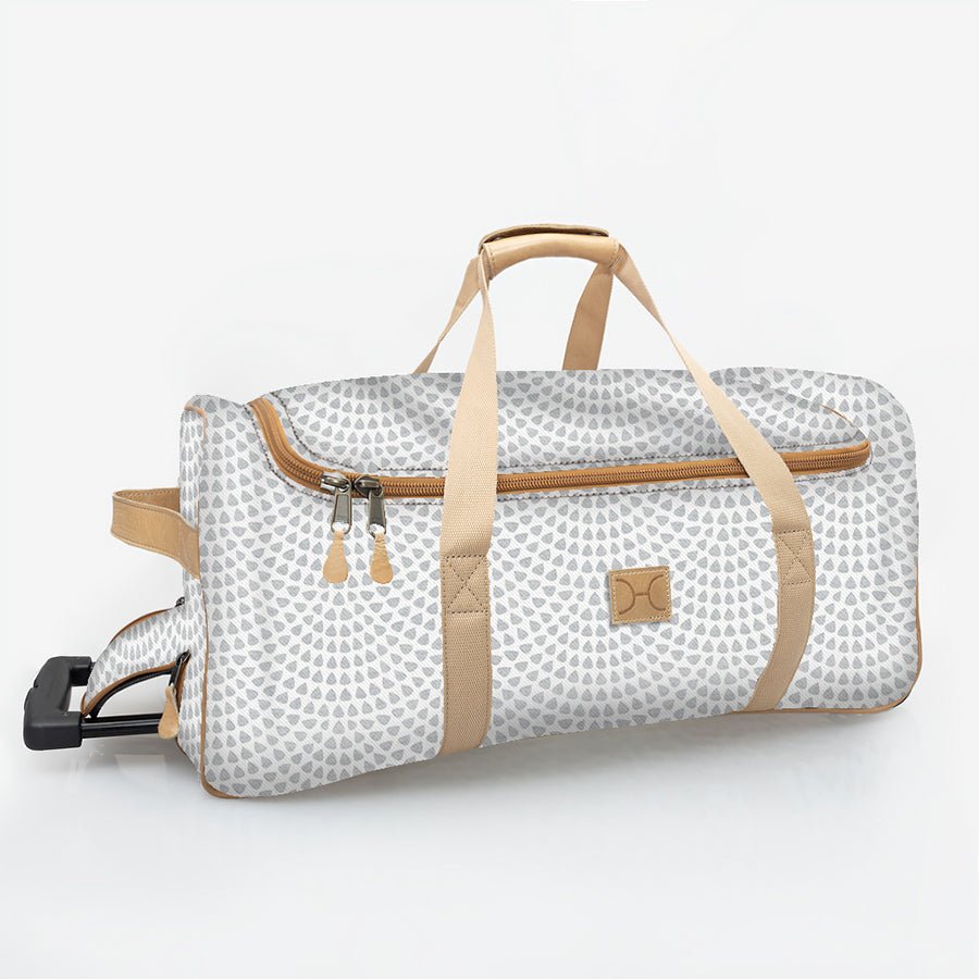 Wheelie Travel Bag Laminated Fabric - Thandana UK