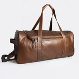 Wheelie Travel Bag Leather - Thandana UK