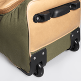 Wheelie Travel Bag Wax Canvas & Leather - Thandana UK