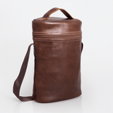 Wine Cooler Double Carry Bag Leather - Thandana UK