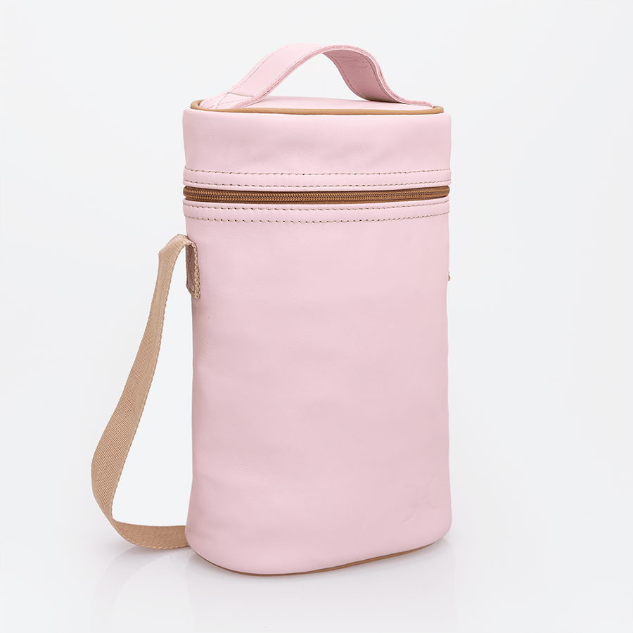 Wine Cooler Double Carry Bag Leather - Thandana UK
