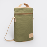 Wine Cooler Double Carry Canvas & Leather - Thandana UK
