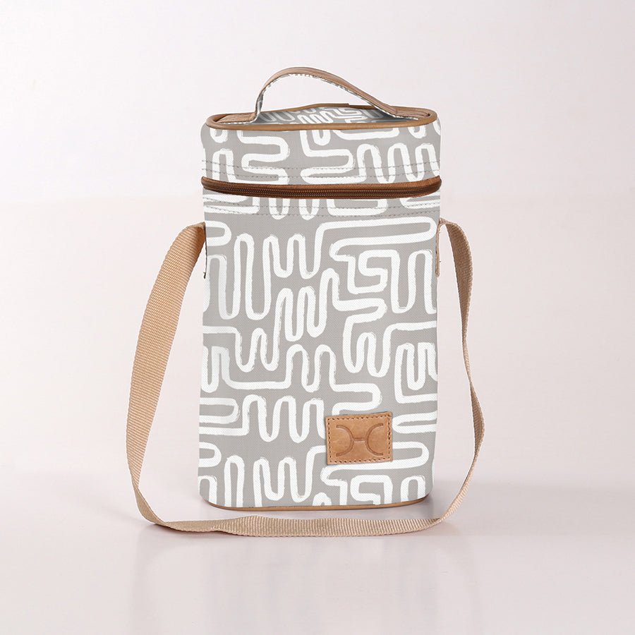 Wine Cooler Double Carry Laminated Fabric - Thandana UK