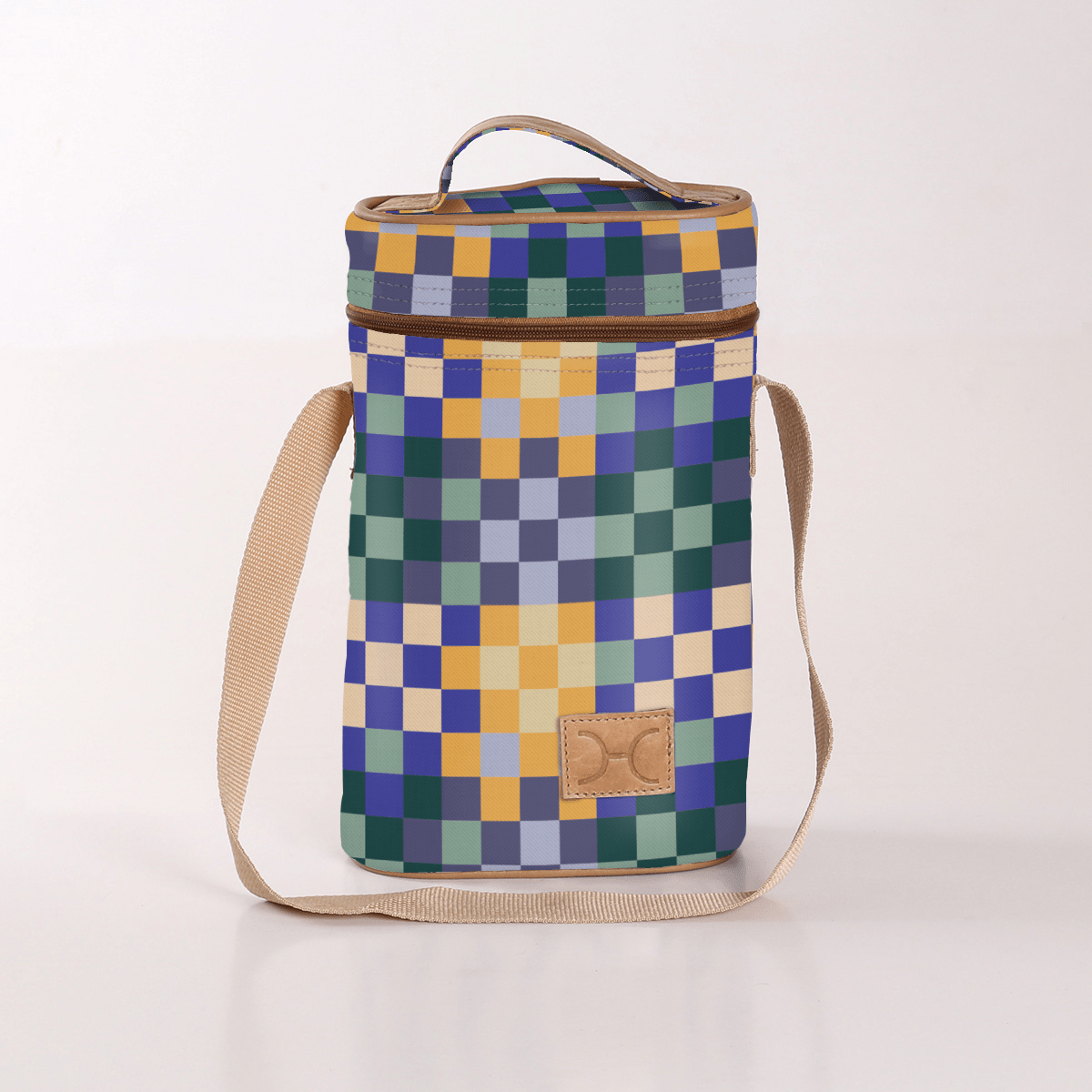 Wine Cooler Double Carry Laminated Fabric - Thandana UK