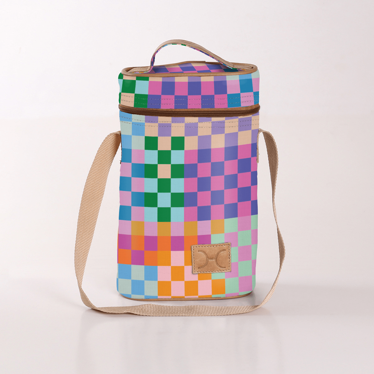Wine Cooler Double Carry Laminated Fabric - Thandana UK