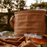 Wine Cooler Jumbo Carry Bag Leather - Thandana UK