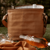 Wine Cooler Jumbo Carry Bag Leather - Thandana UK